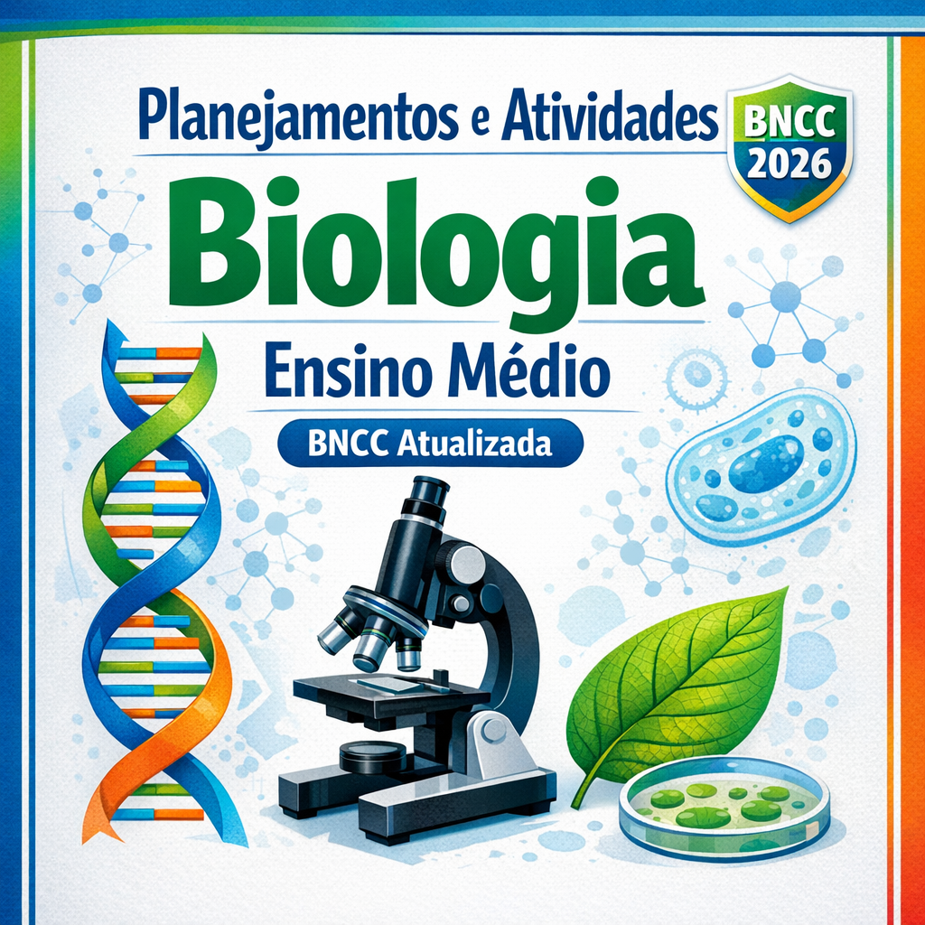 Planejamentos e Atividades Biologia Ensino Médio BNCC Atualizada