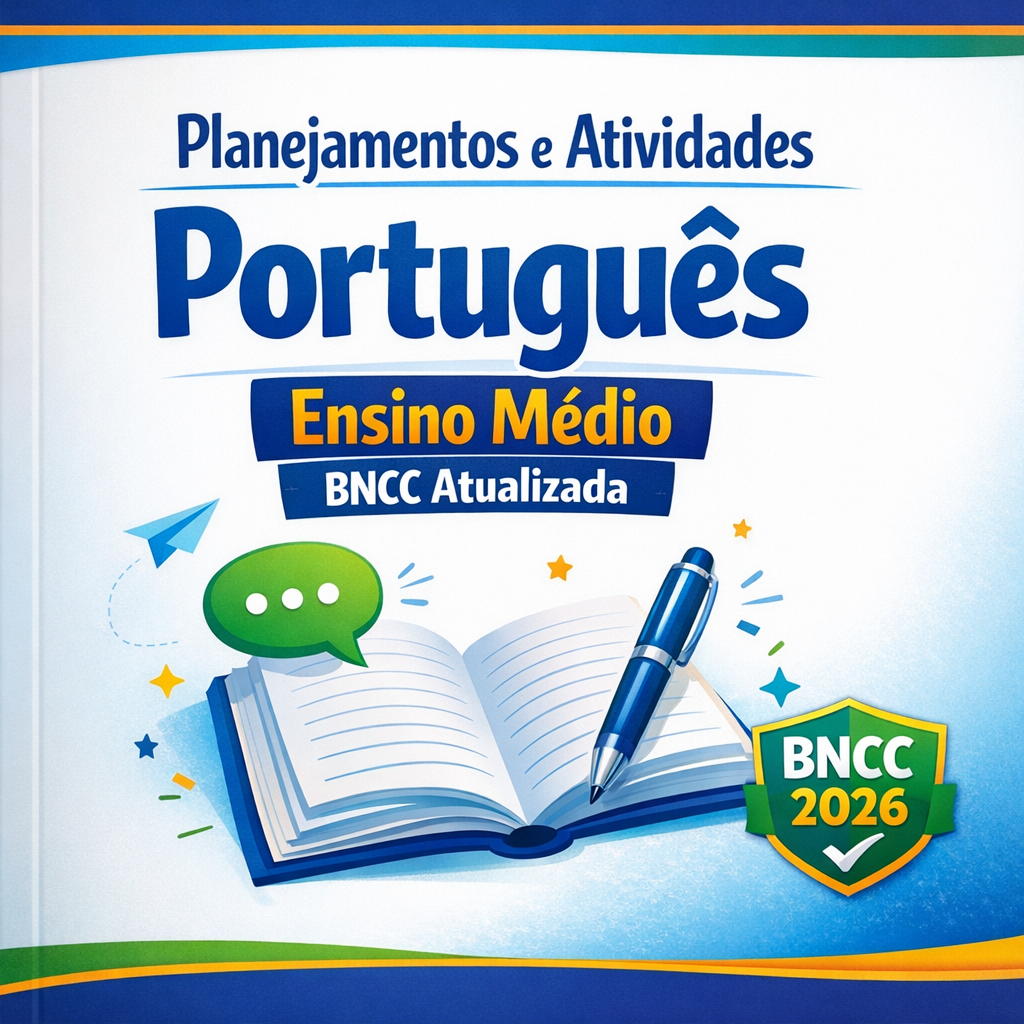 Planejamentos e Atividades Português Ensino Médio BNCC Atualizada